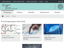 Tablet Screenshot of informatik.unibas.ch