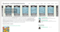 Desktop Screenshot of nanoelectronics.unibas.ch