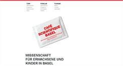 Desktop Screenshot of cafe.unibas.ch