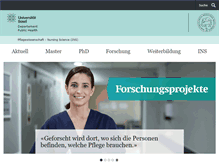 Tablet Screenshot of nursing.unibas.ch