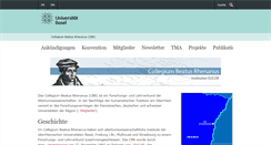 Desktop Screenshot of cbr.unibas.ch