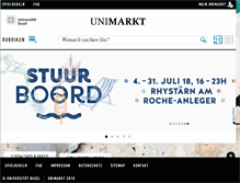 Tablet Screenshot of markt.unibas.ch