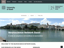 Tablet Screenshot of neuronetwork.unibas.ch